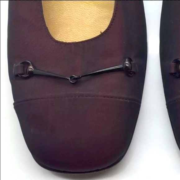 GUCCI Equestrian Horse Bit Ballet Flats ITALY 9.5M - Picture 5 of 14